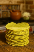 Tortillas con Nopal y Espinacas de Maiz Mexicano Blanco