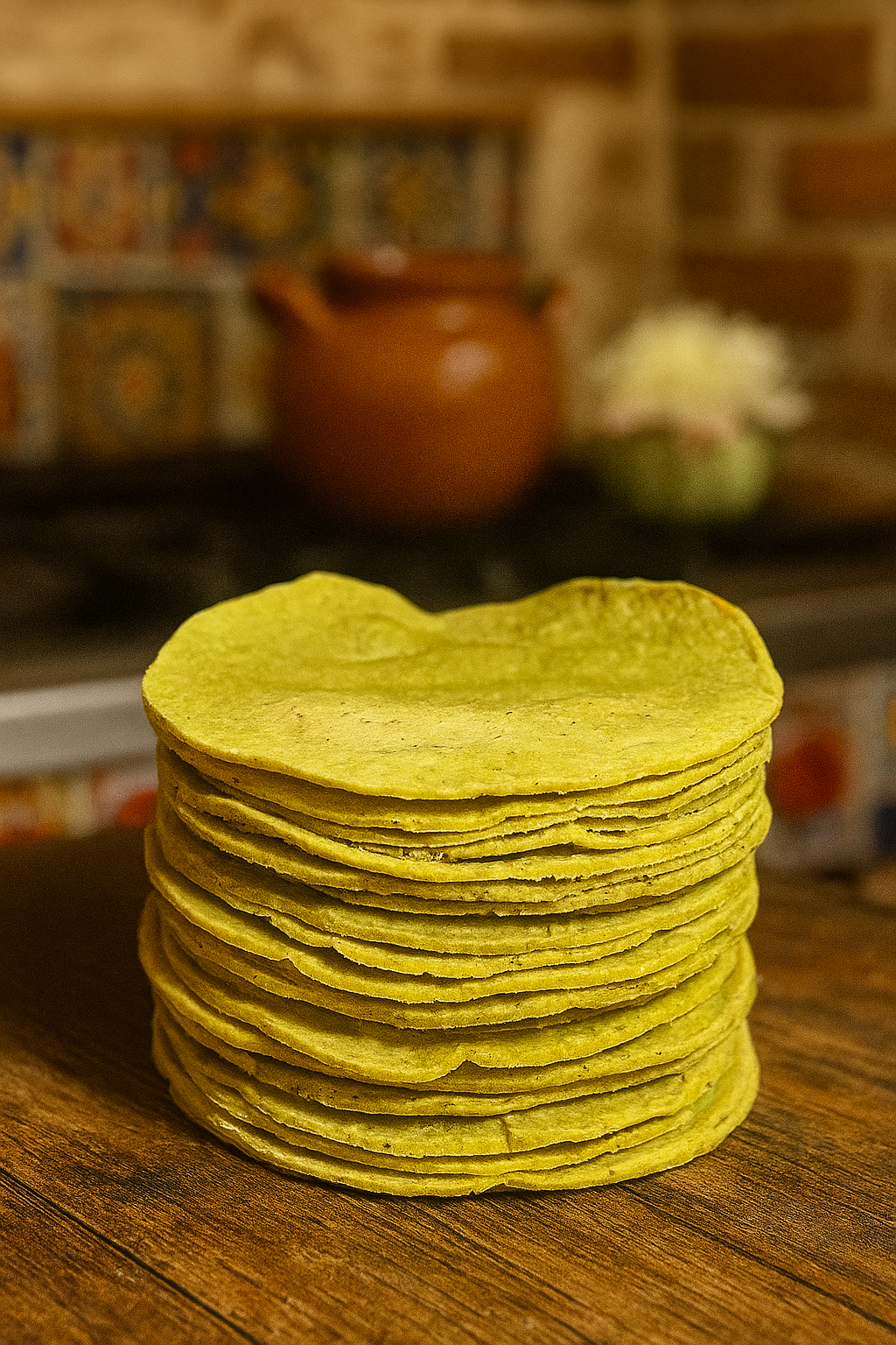 Nopal & Spinach Corn Tortillas - Available every other Tuesday